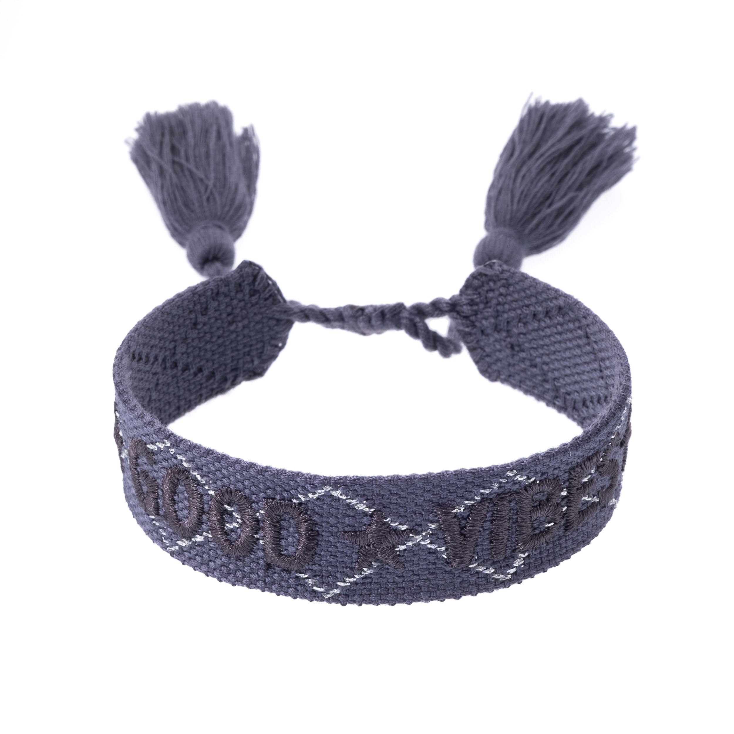 Dark Woven Friendship Armbånd