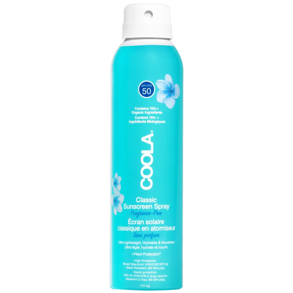 50% på Coola Sunscreen Spray SPF50 (pga dato)