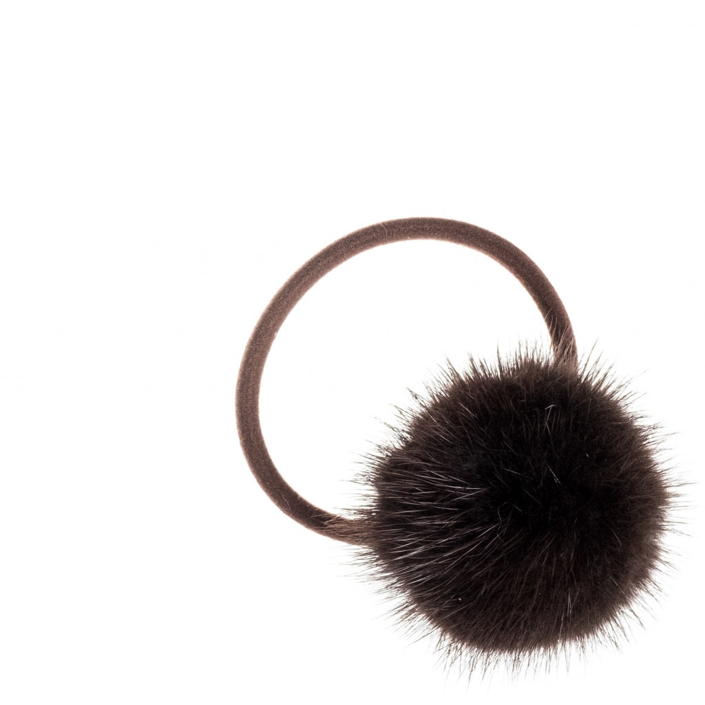 Dark Mink Hair Pom