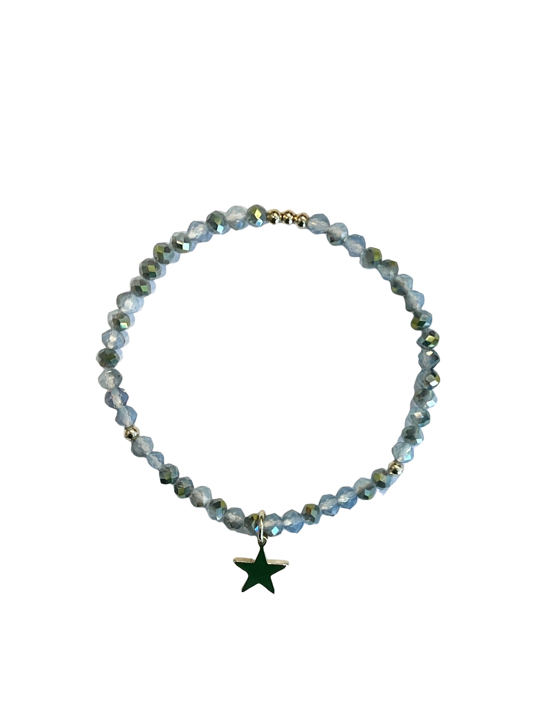 Dark Crystal Bead Breacelet