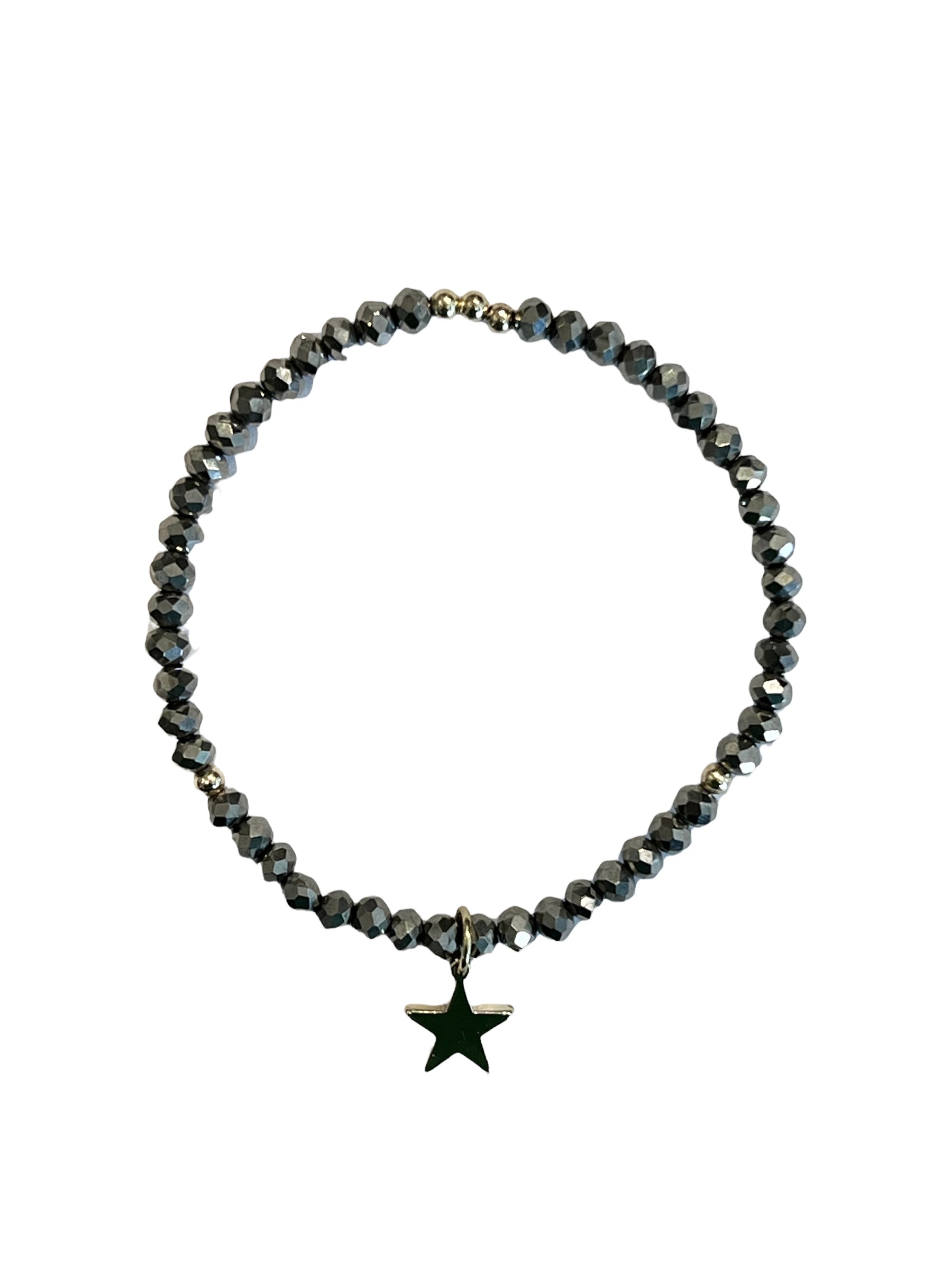 Dark Crystal Bead Breacelet