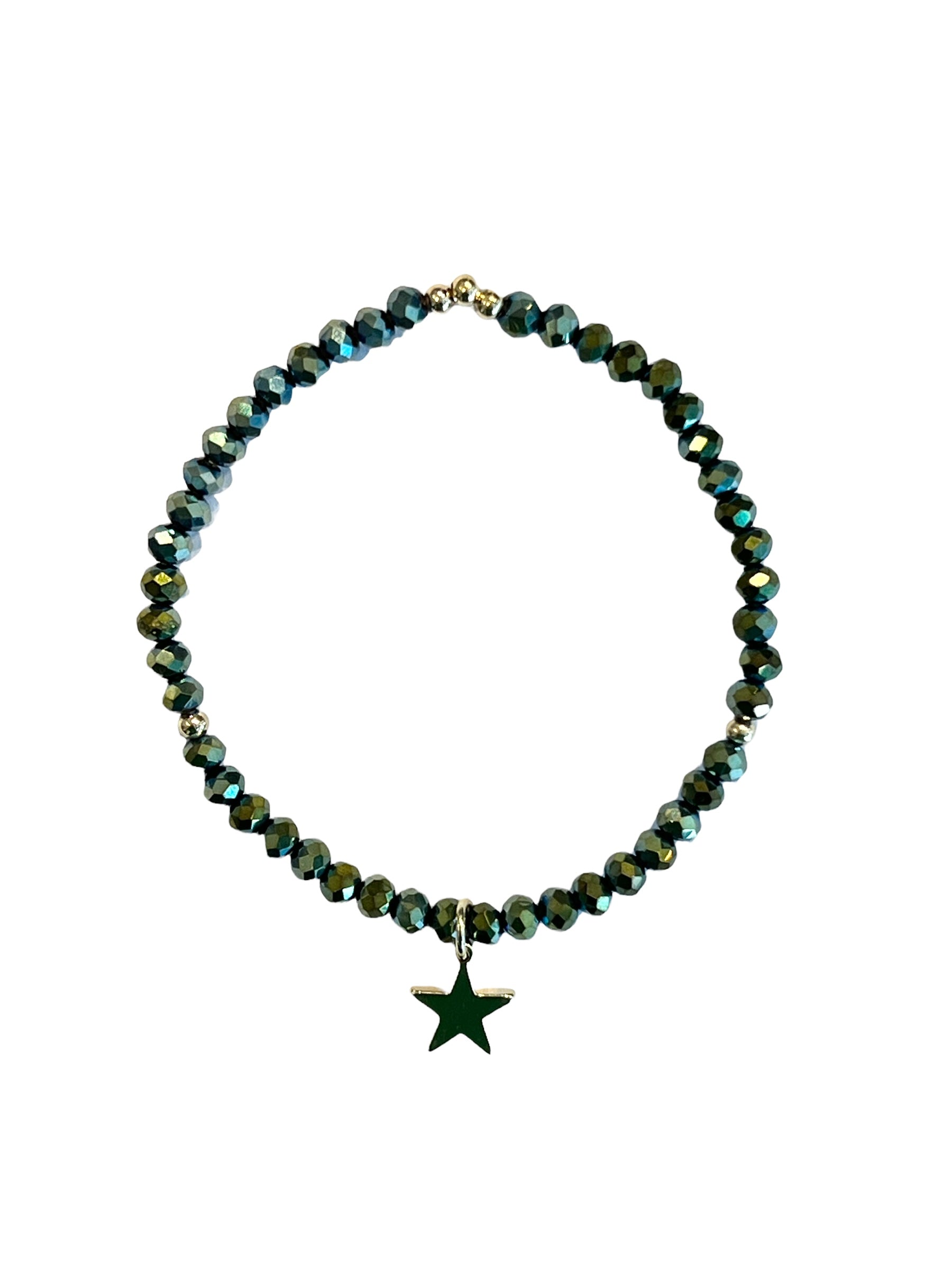 Dark Crystal Bead Breacelet