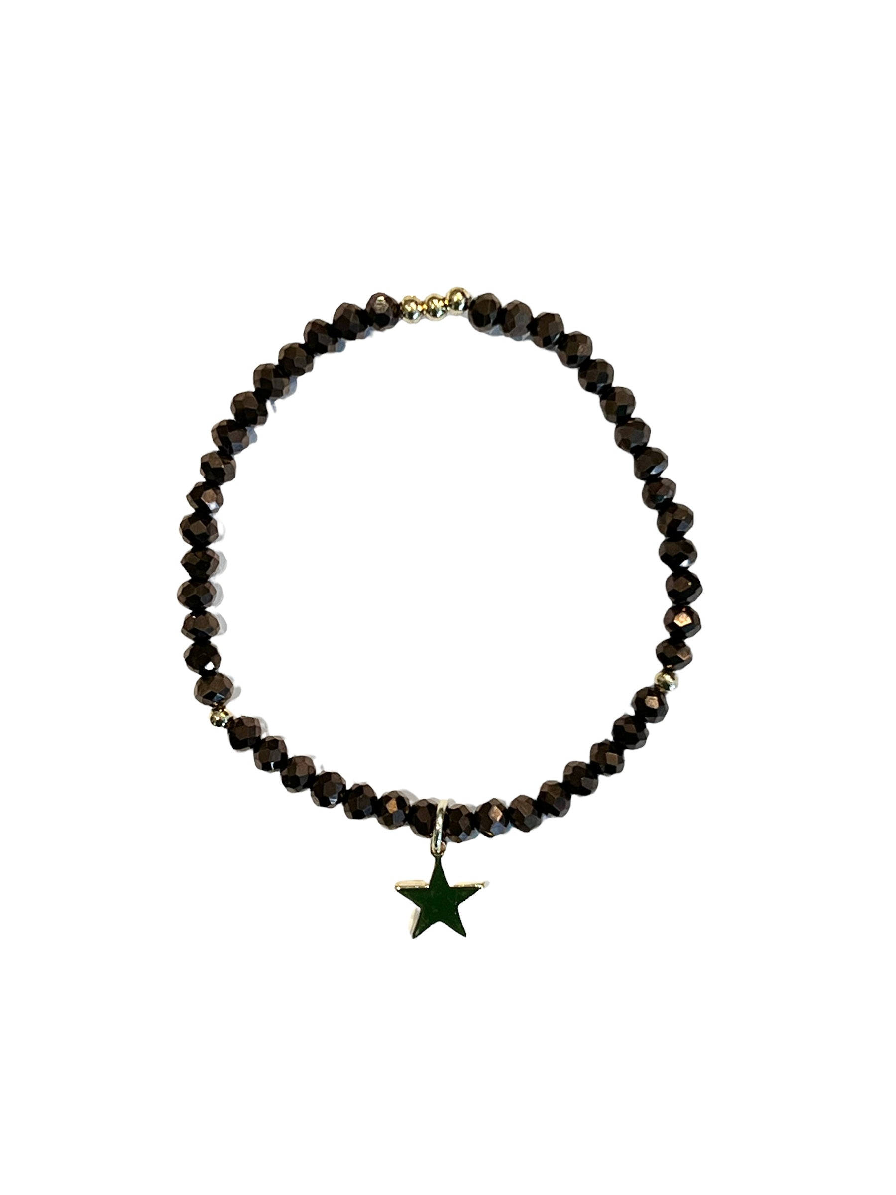 Dark Crystal Bead Breacelet