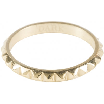 Dark Stud Ring Thin