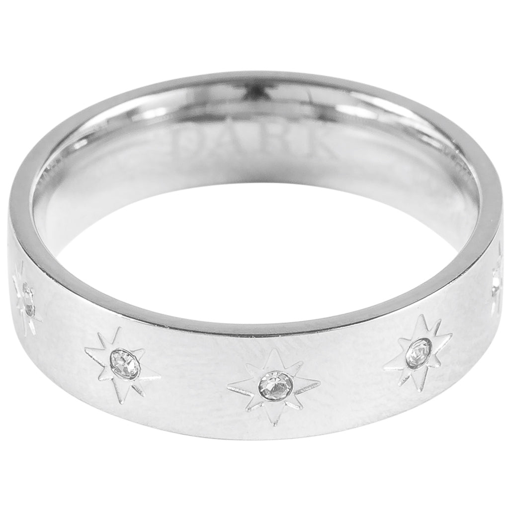 Dark Star Ring w/ Crystals