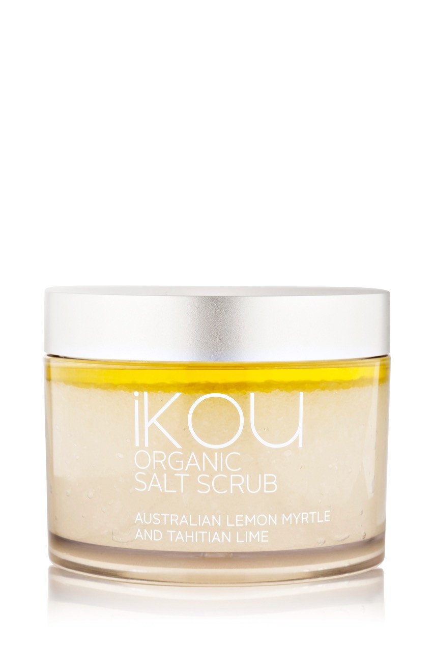 iKOU Organic Body scrub - Australien Lemon Myrtle & Lime Salt Scrub