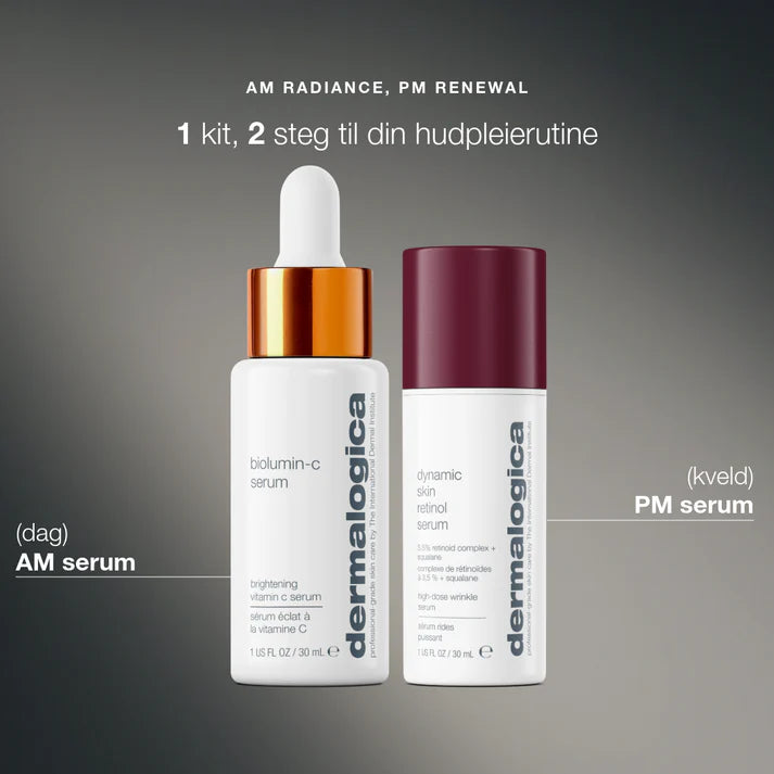 Dermalogica AM radiance PM renewal kit (2 full size)