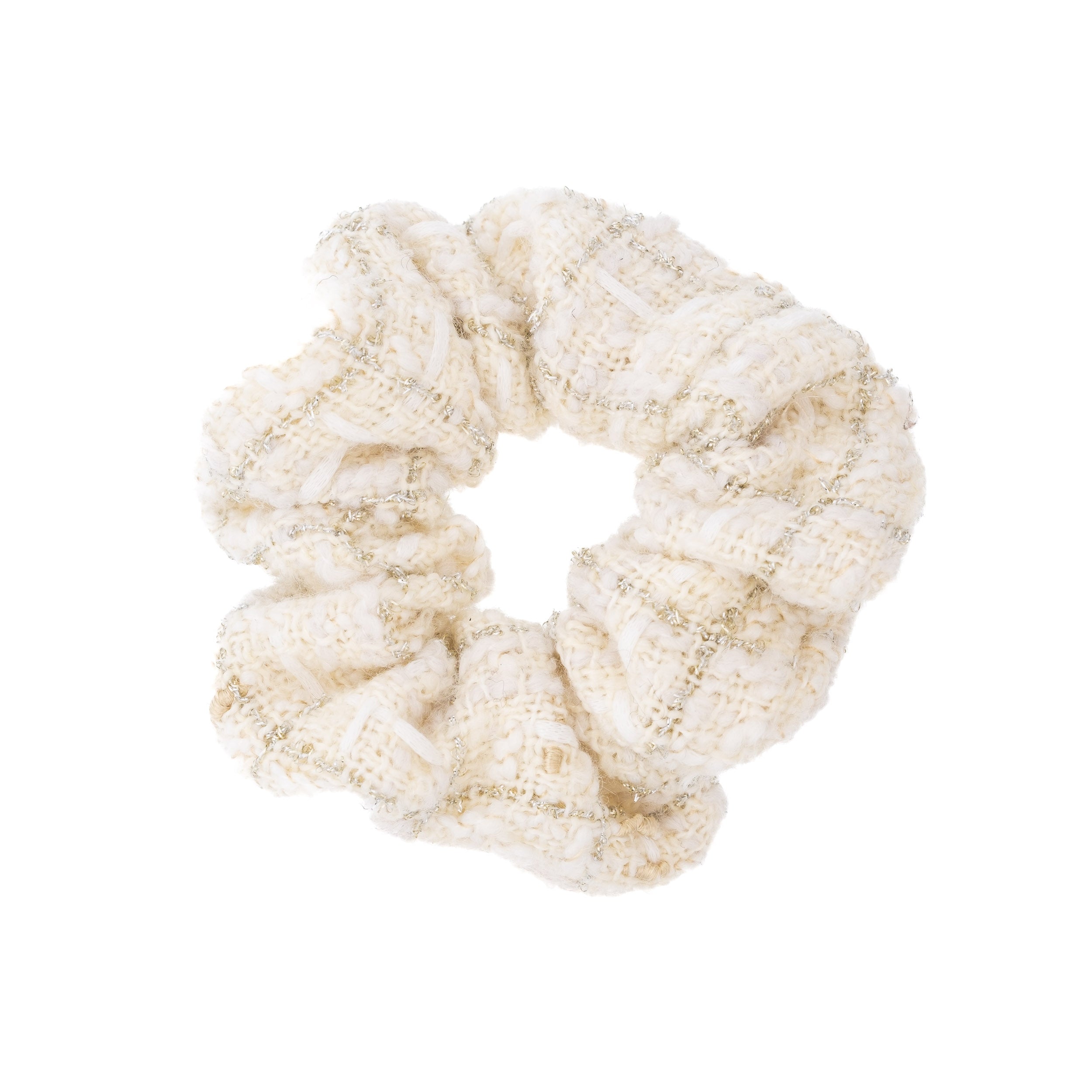 Dark Tweed Scrunchie