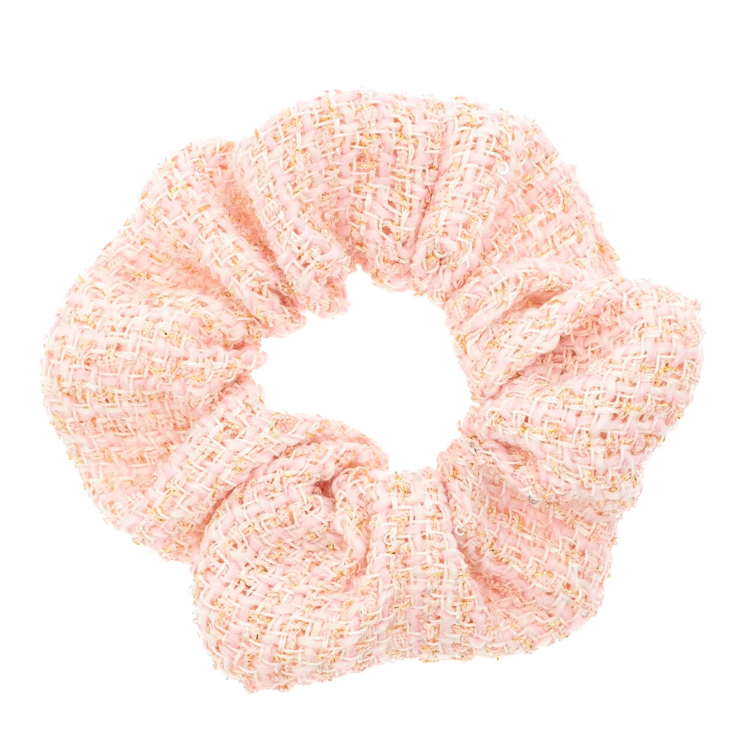 Dark Tweed Scrunchie