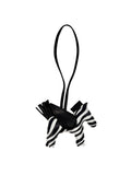 Pony Bag Charm - Zebra