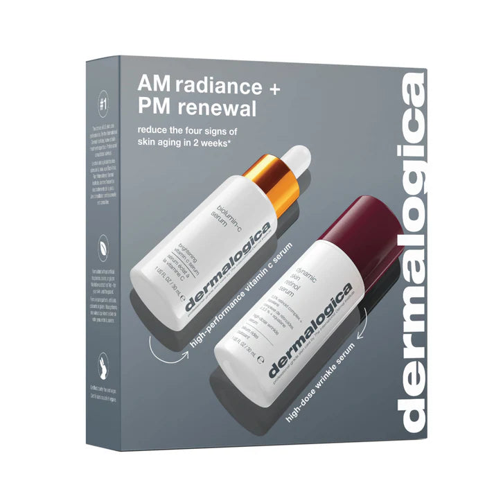 Dermalogica AM radiance PM renewal kit (2 full size)