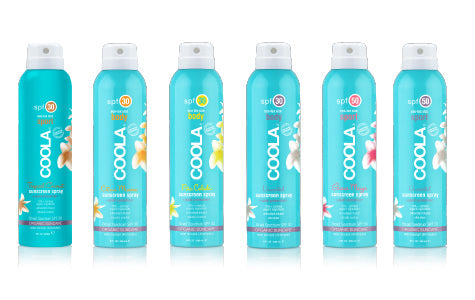 50% på Coola Sunscreen Spray  SPF50 (pga dato)