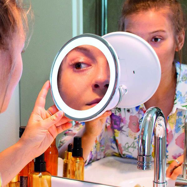 BrowGame Suction Mirror 10x Large
