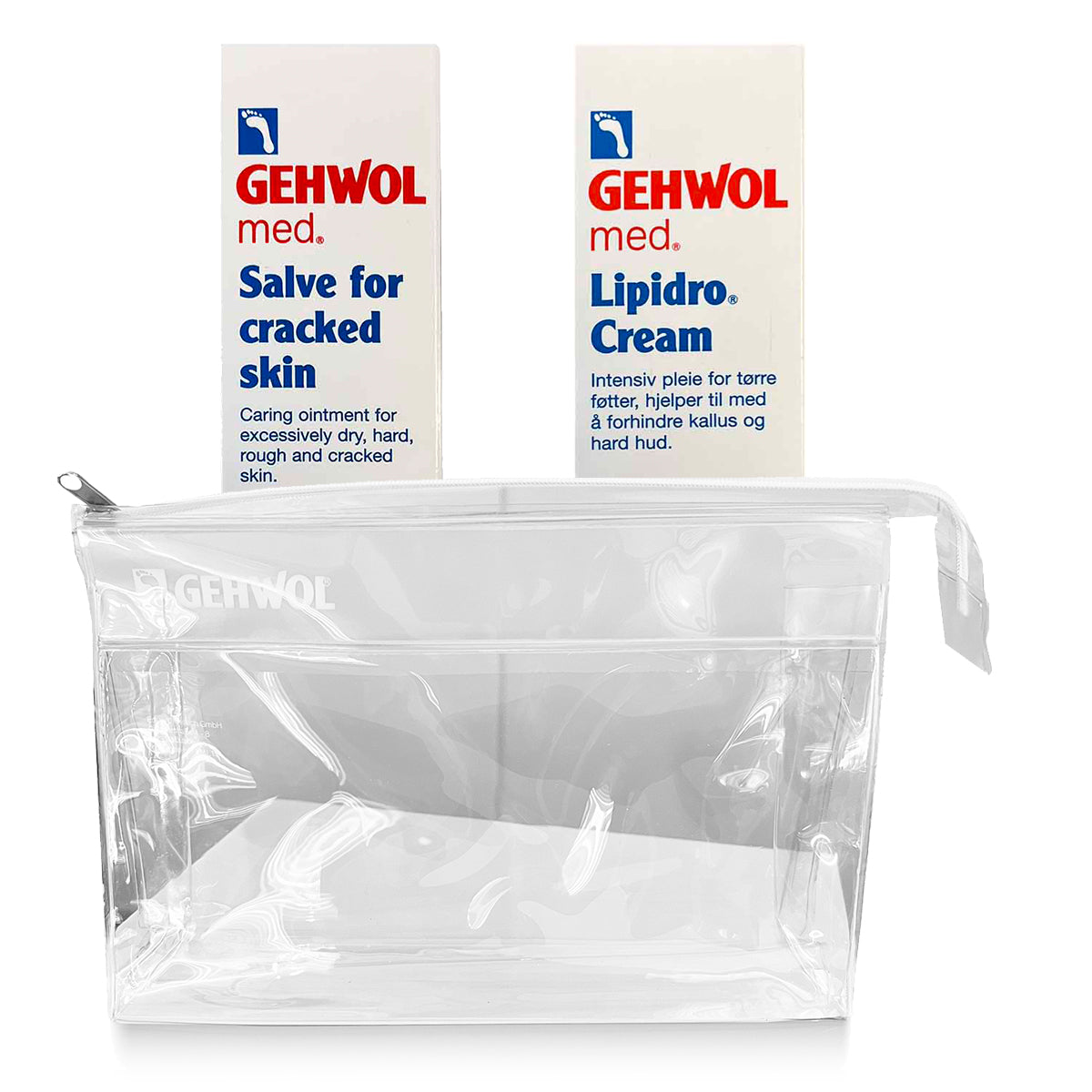 Gehwol Minikremer + toalettmappe