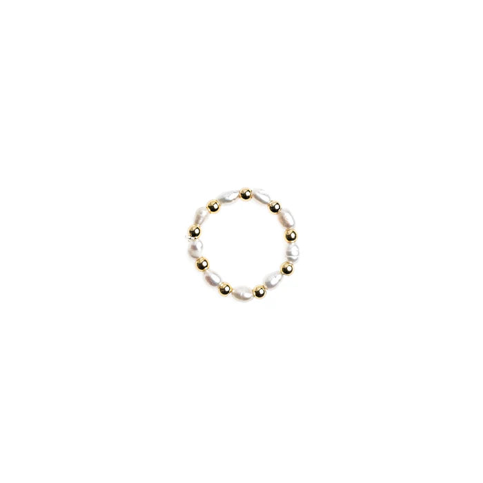 Dark Oval Pearl Ring