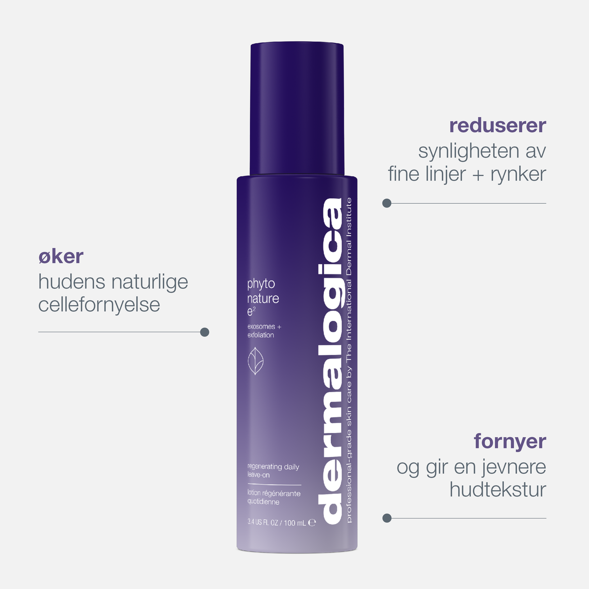 Dermalogica Phyto Nature e2 peeling med eksosomer
