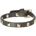 Dark Leather Stud Armbånd MINI