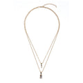 Dark Baguette Necklace