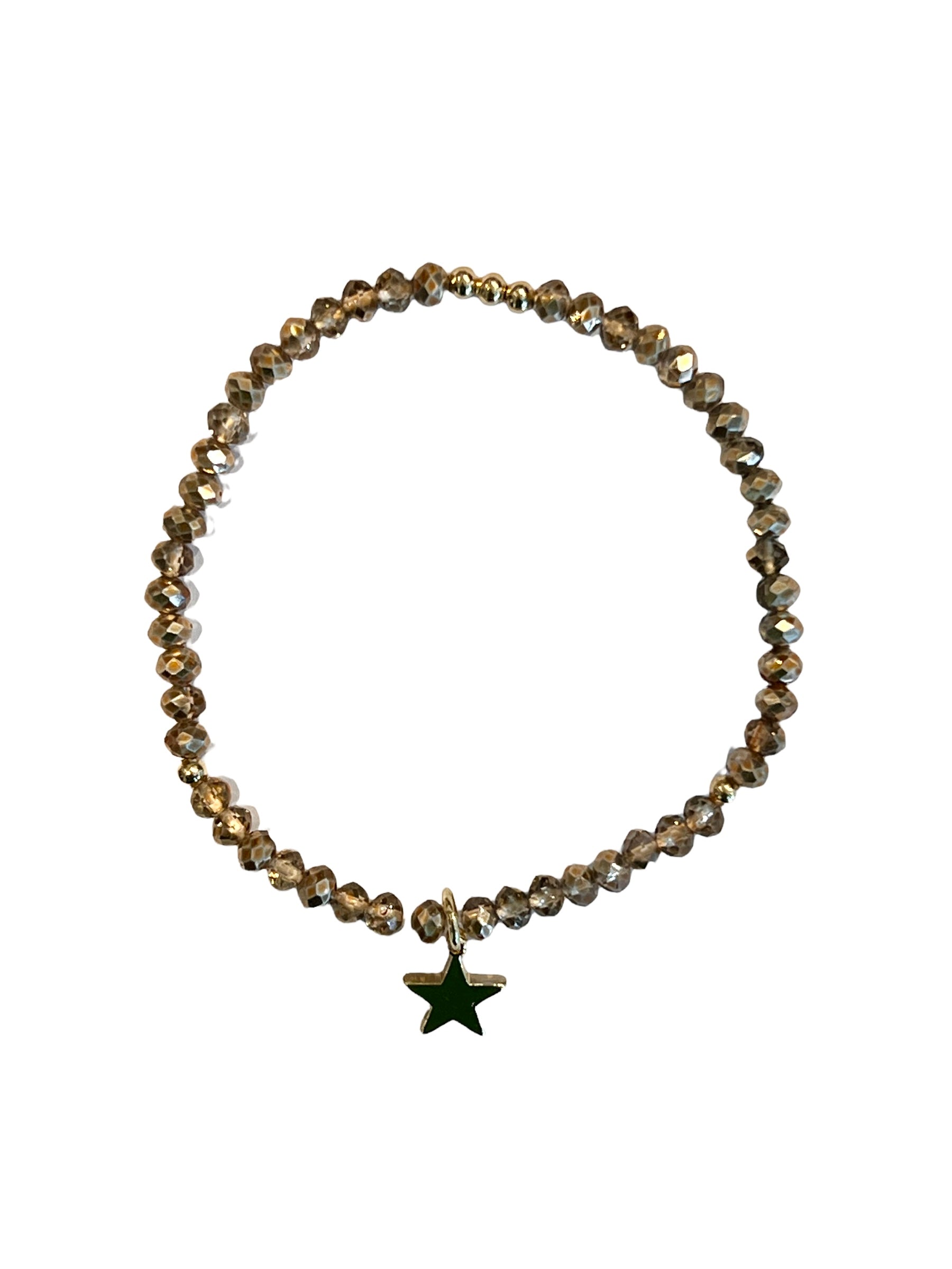 Dark Crystal Bead Breacelet