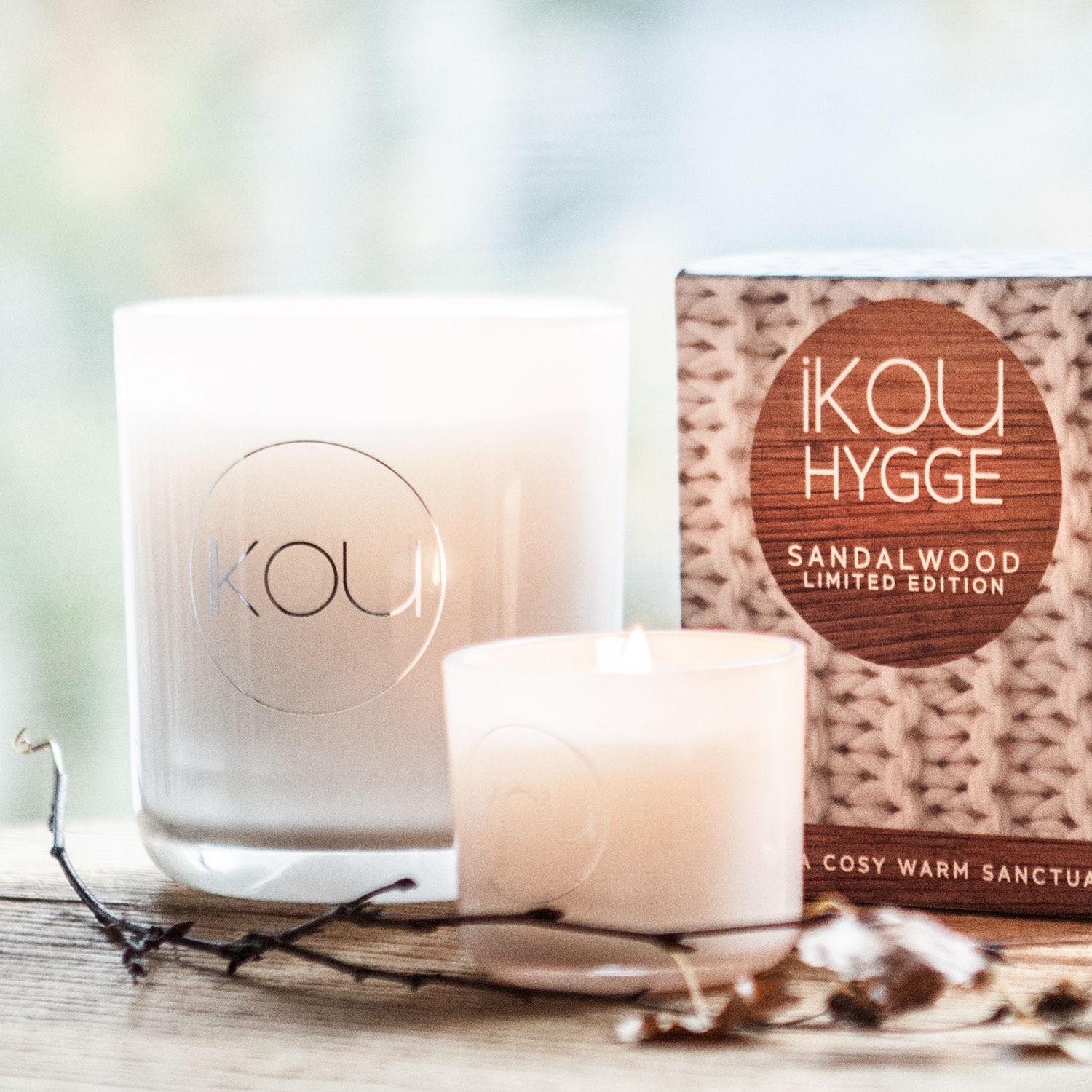 iKOU Candle Glass Large - Hygge