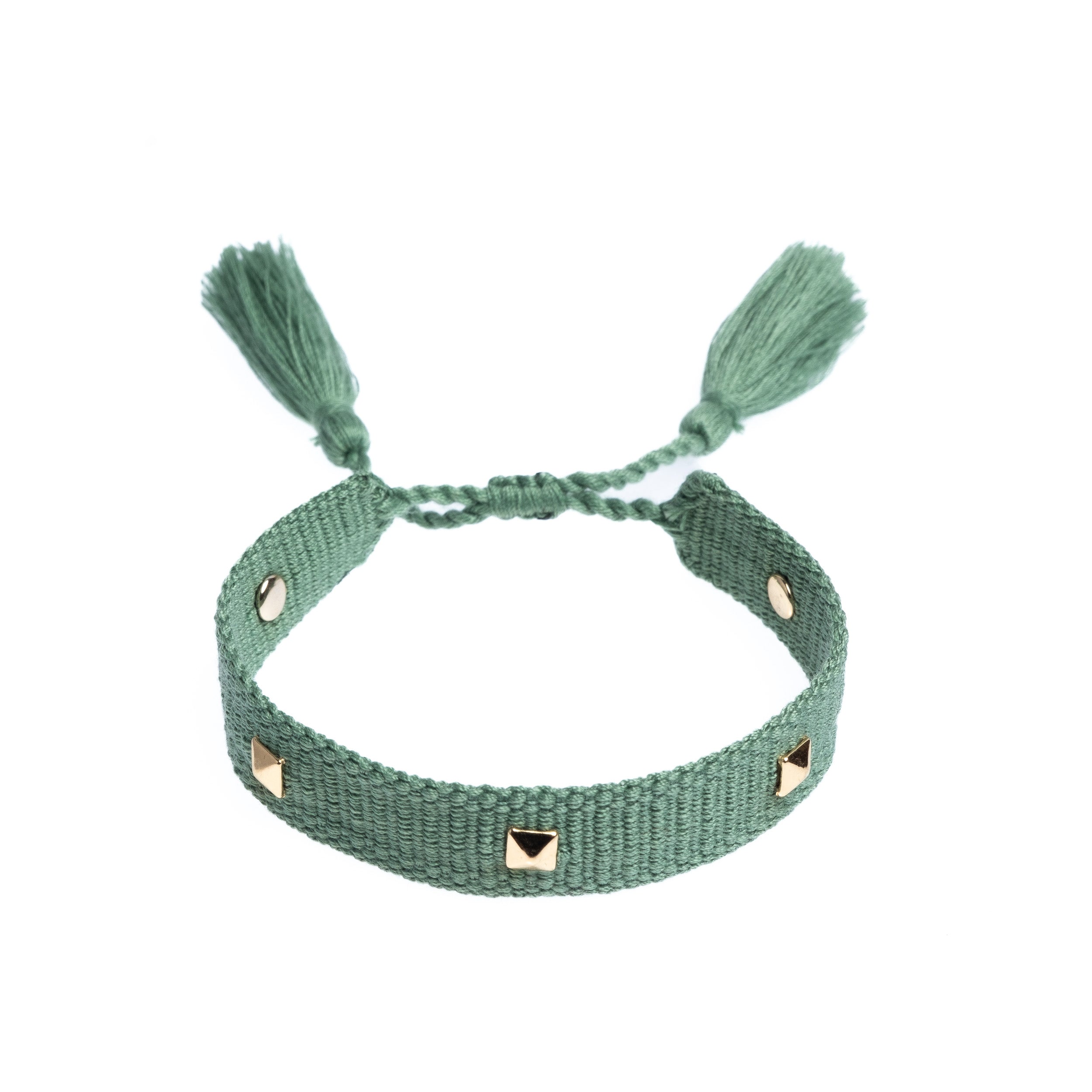 Dark Woven Friendship Armbånd