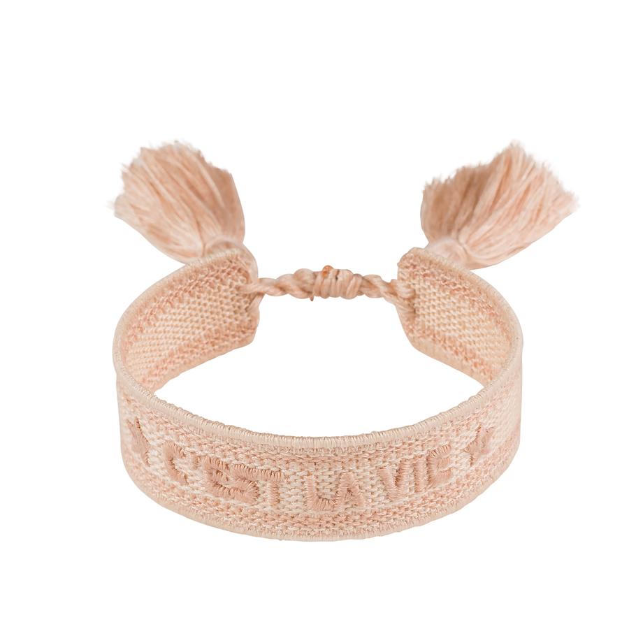 Dark Woven Friendship Armbånd