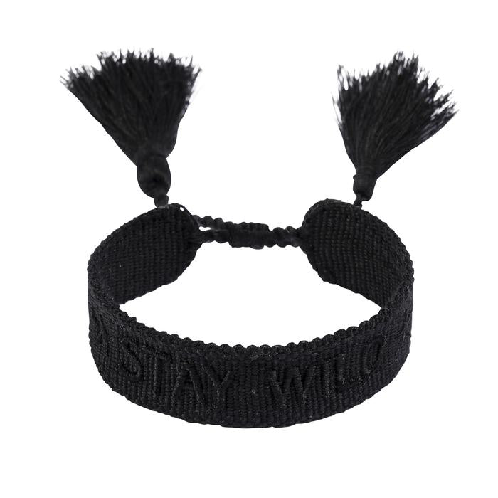 Dark Woven Friendship Armbånd