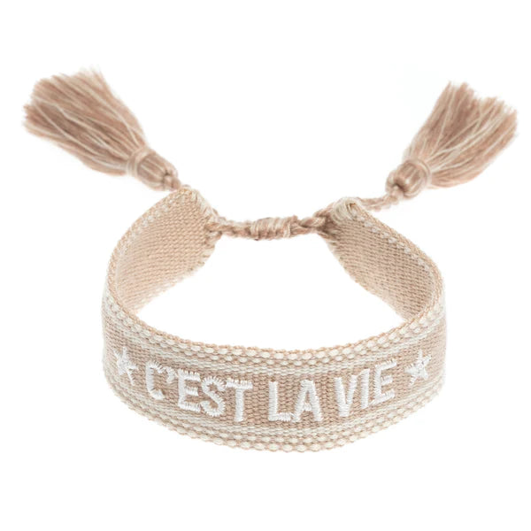 Dark Woven Friendship Armbånd