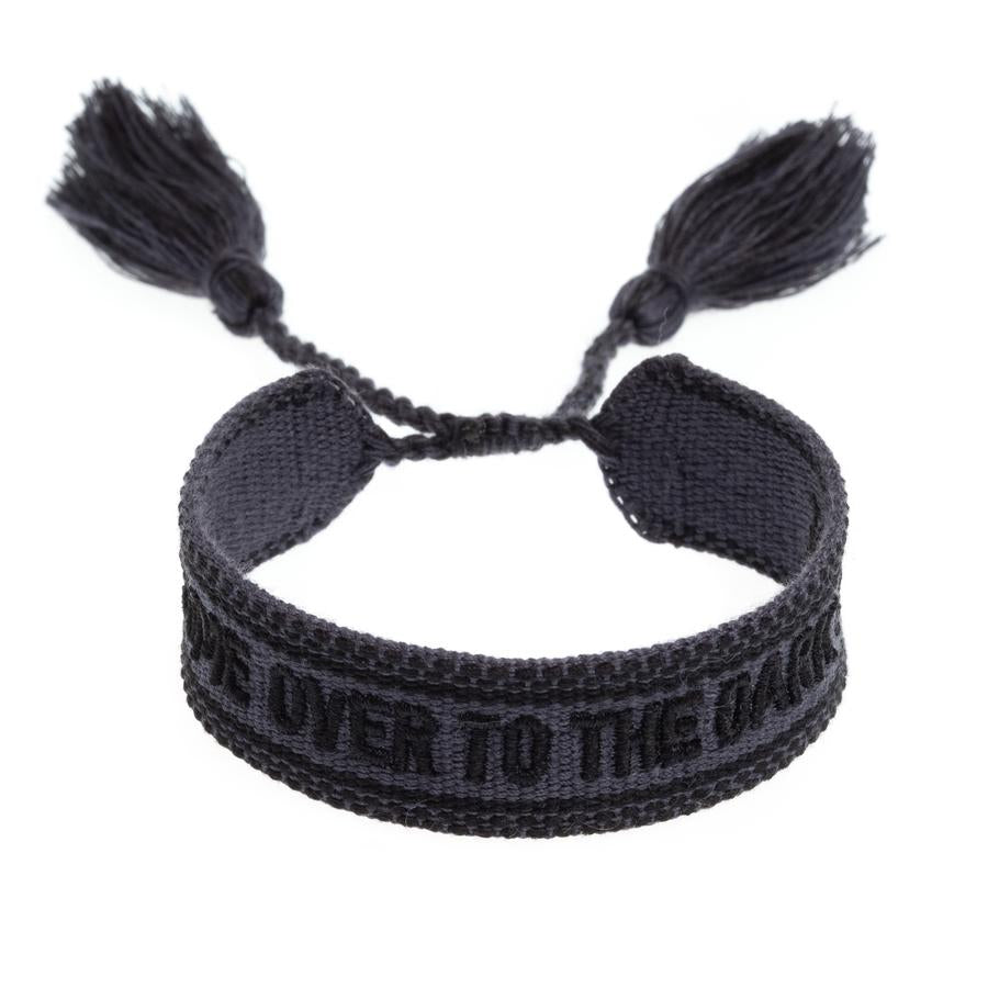 Dark Woven Friendship Armbånd